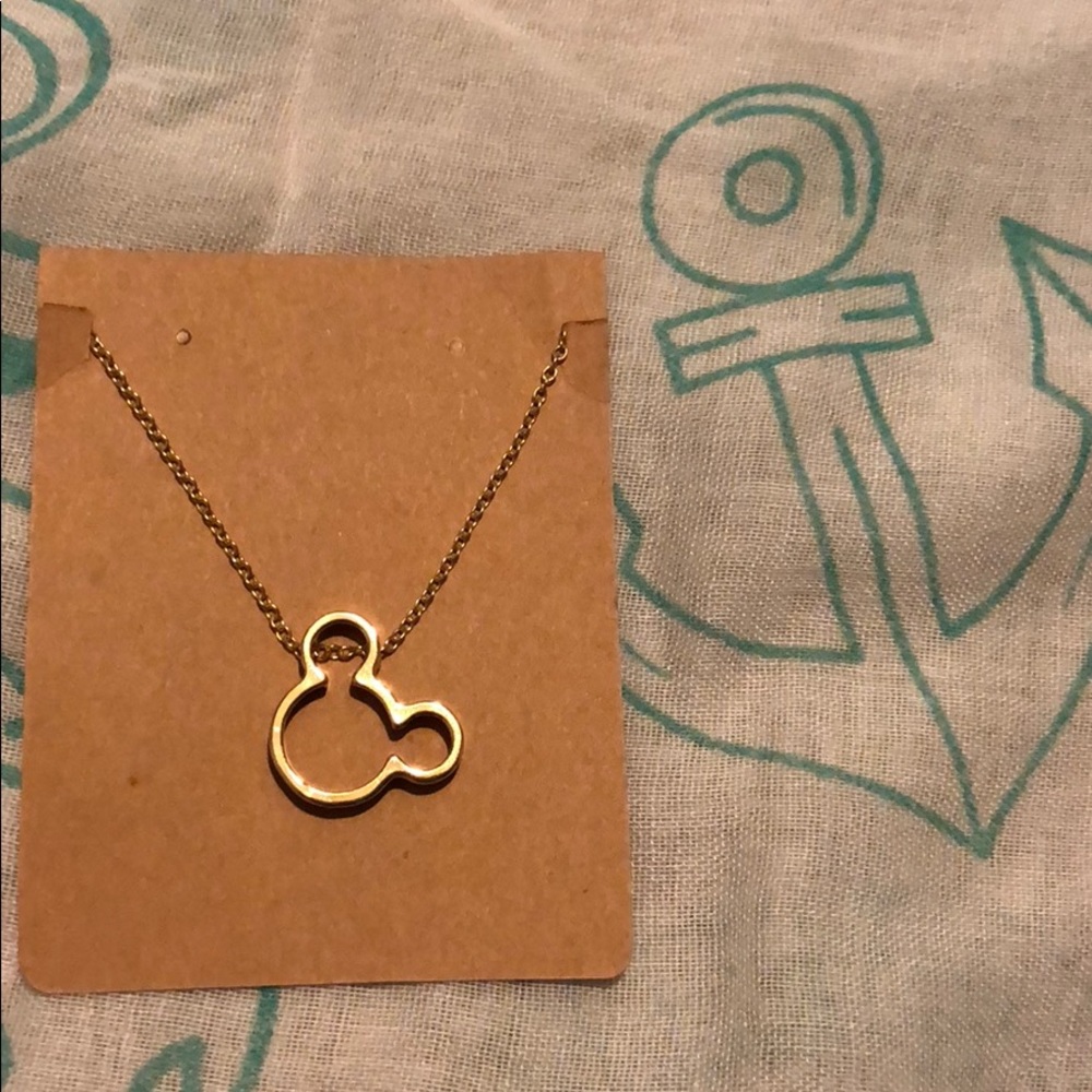 HP💕 5⭐️rated Mickey Mouse gold necklace - Picture 3 of 3